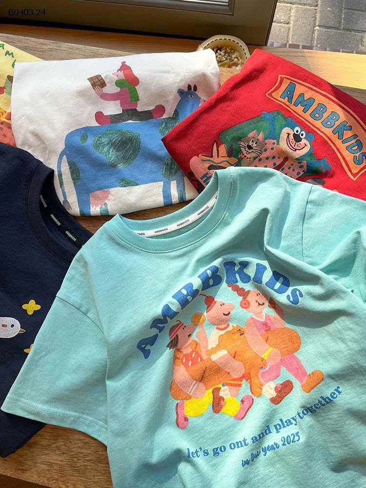 ÁO PHÔNG BÉ GÁI AMBB- sỉ Giá sỉ Sz 90-150: 127k Sz 160-170: 137k