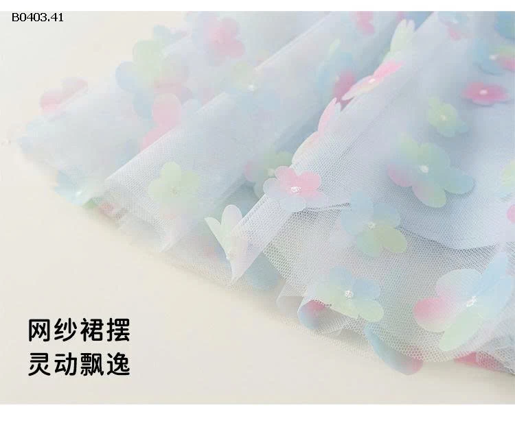 VÁY HOA CỔ YẾM CHO BG BABYCITY  - sỉ 287k