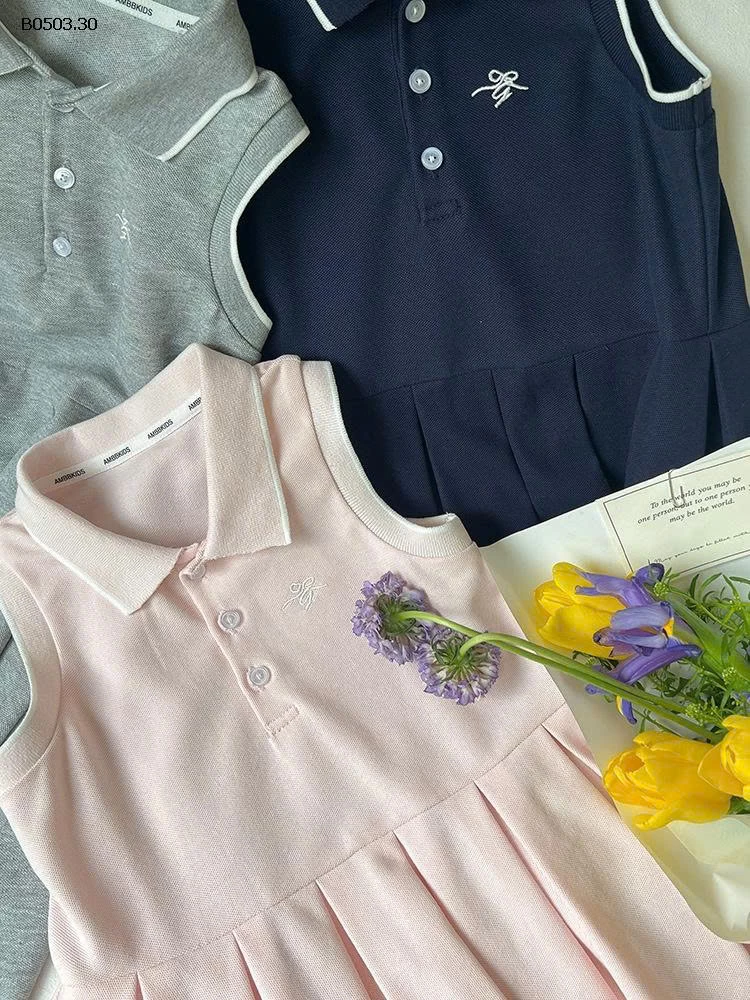 VÁY POLO SÁT NÁCH AMBB-Giá sỉ  sz 90-150 : 220k sz 160 : 237k sz 170 : 259k