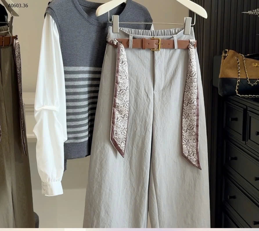 QUẦN NỮ KÈM KHĂN ANNA  - sỉ 230k
