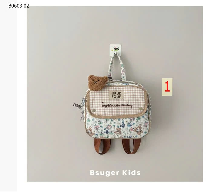 Balo mẫu giáo hoa nhí cho bé-Giá sỉ  sz nhỏ : 153k sz to : 185k