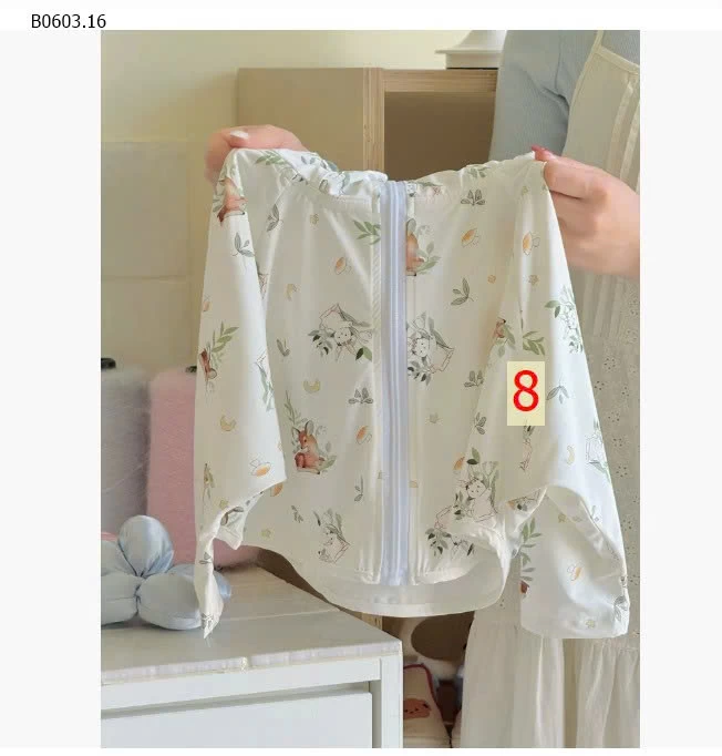 ÁO CHỐNG NẮNG TENCEL IN HÌNH-Giá sỉ 134k