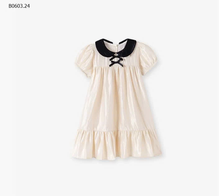váy cotton mùa hè cho bé gái nhà  Little Maven-Giá sỉ 87k