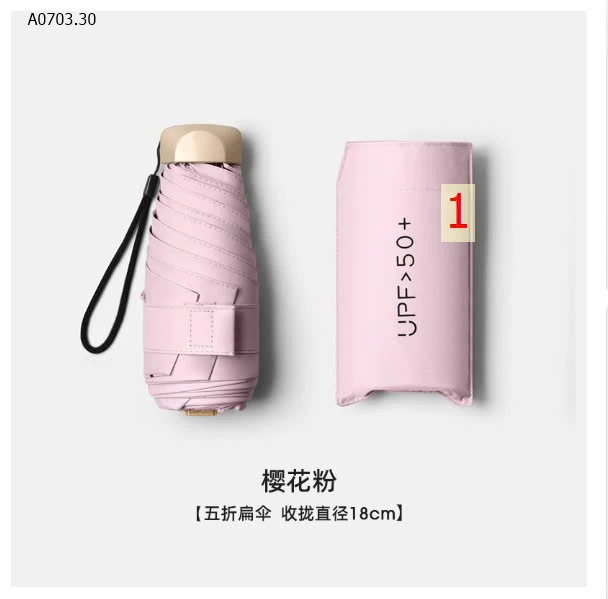 Ô MINI CHỐNG TIA CỰC TÍM SALE GIẢM 50% - sỉ 68k