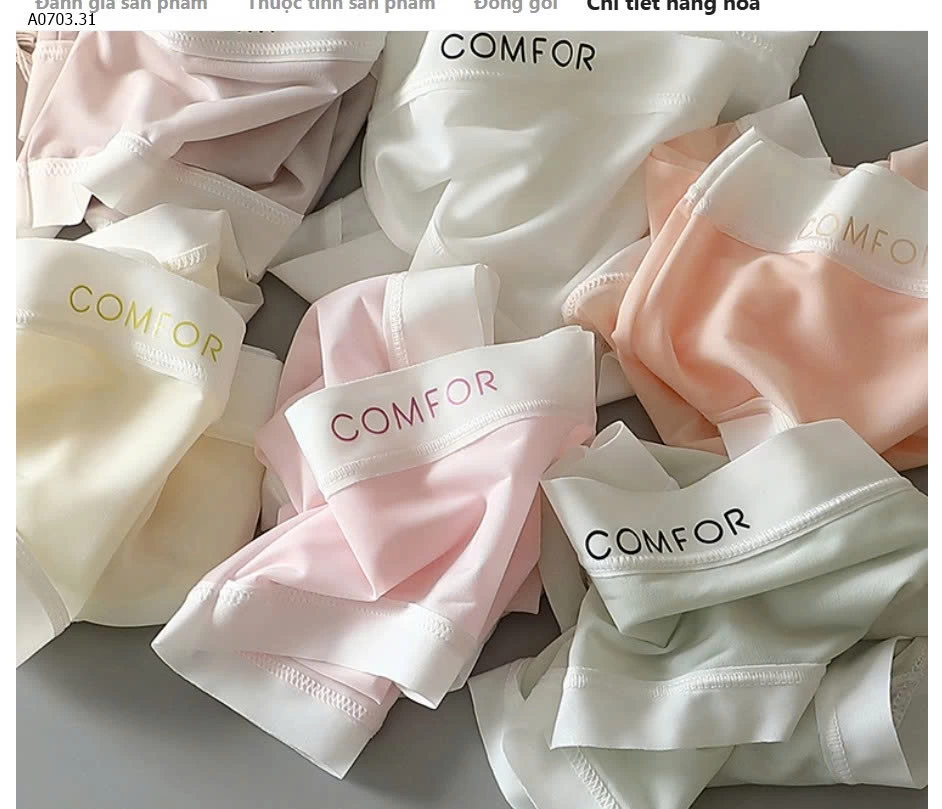 SET 10 QUẦN CHIP CHO NỮ  - Giá sỉ 130k/1 set 10 chiếc mix màu