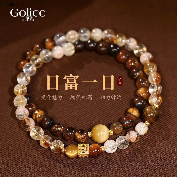 VÒNG TAY ĐÁ MẮT HỔ  - SIR 170K