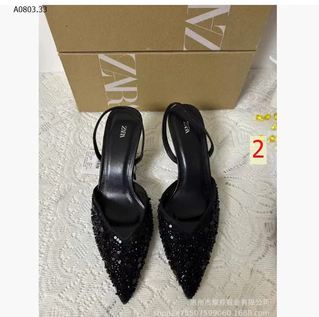 GIÀY CAO GÓT MŨI NHỌN ZR - sỉ 275k