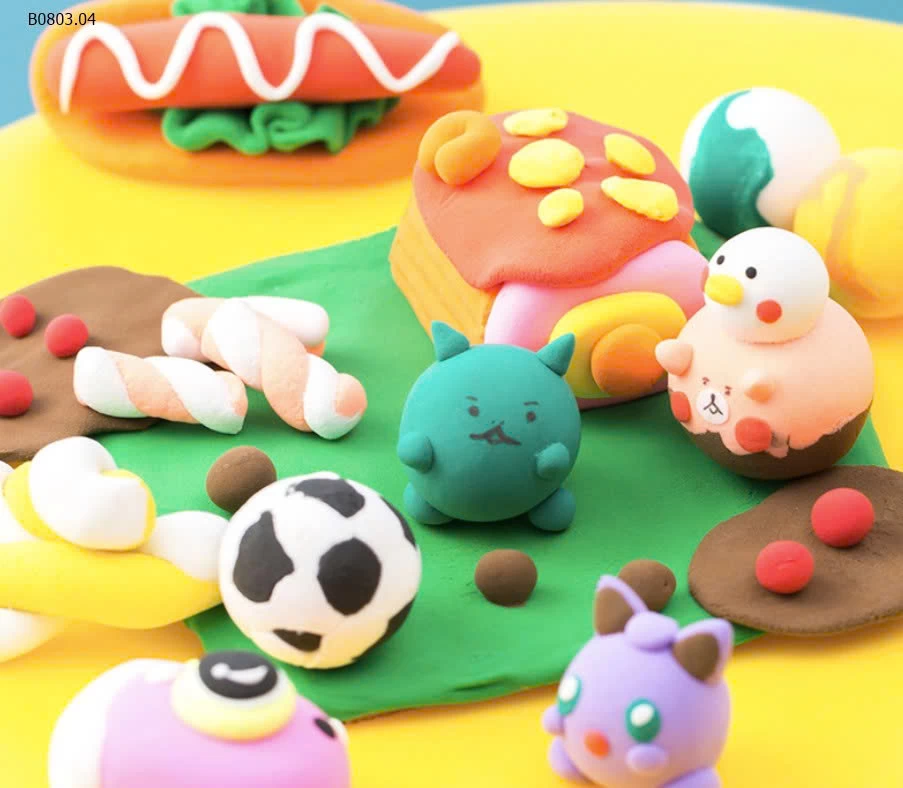 HỘP ĐẤT NẶN 24 MÀU - sỉ 73k