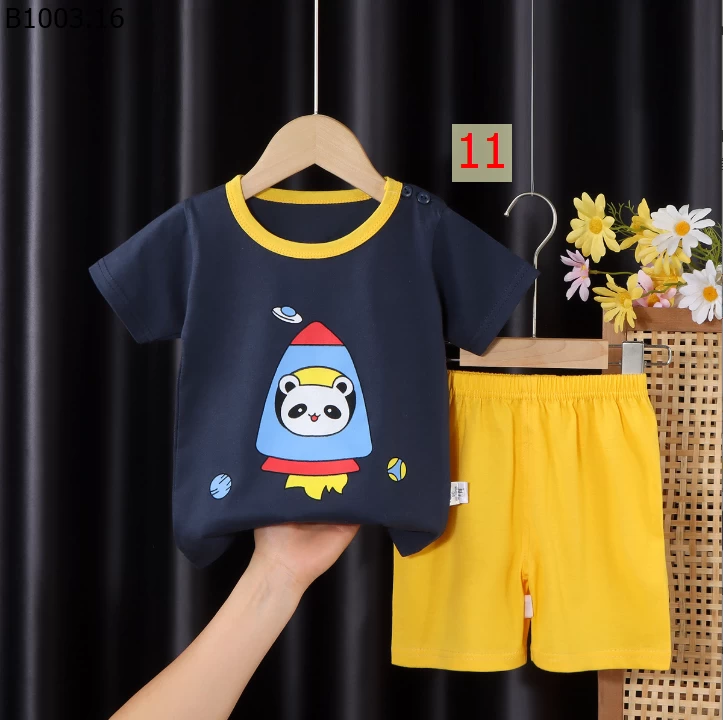 BỘ CỘC TAY HOẠT HÌNH Giá sỉ 65k/bộ, size 130: 70k/bộ