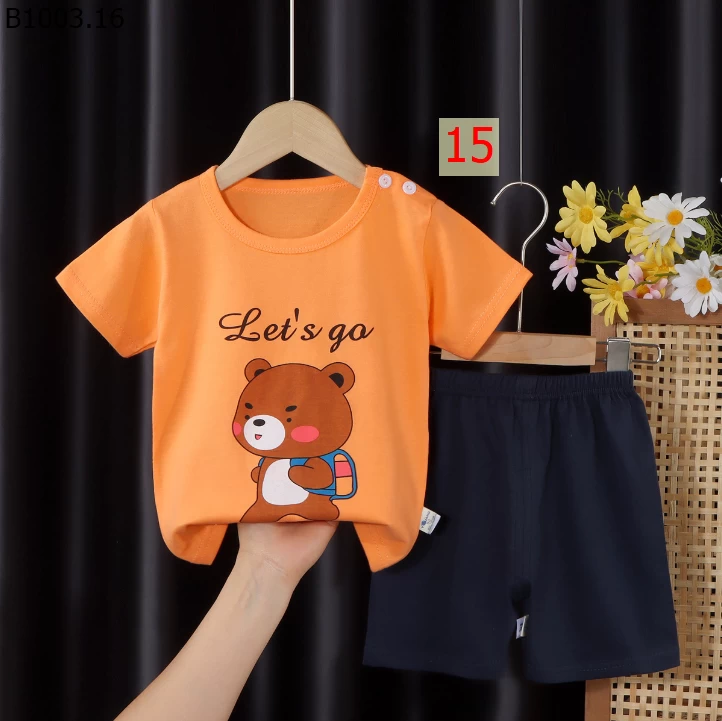 BỘ CỘC TAY HOẠT HÌNH Giá sỉ 65k/bộ, size 130: 70k/bộ