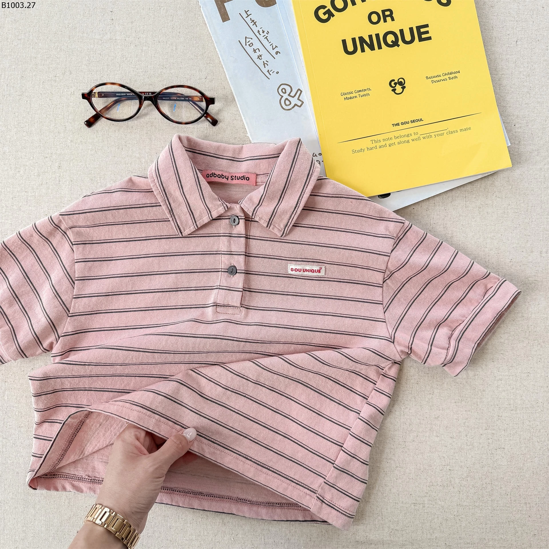 POLO KẺ 6272 ADBABY Giá sỉ 145k