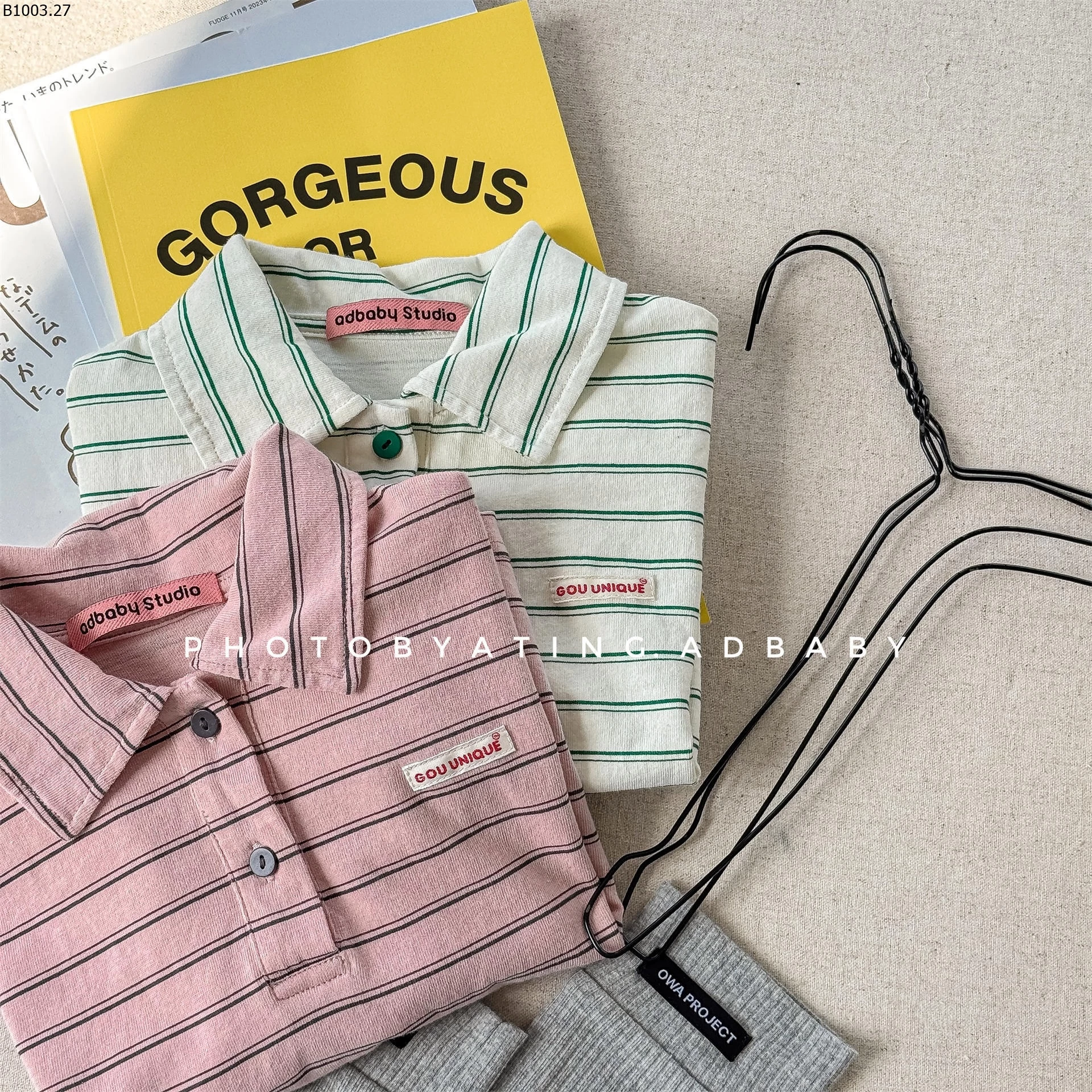 POLO KẺ 6272 ADBABY Giá sỉ 145k