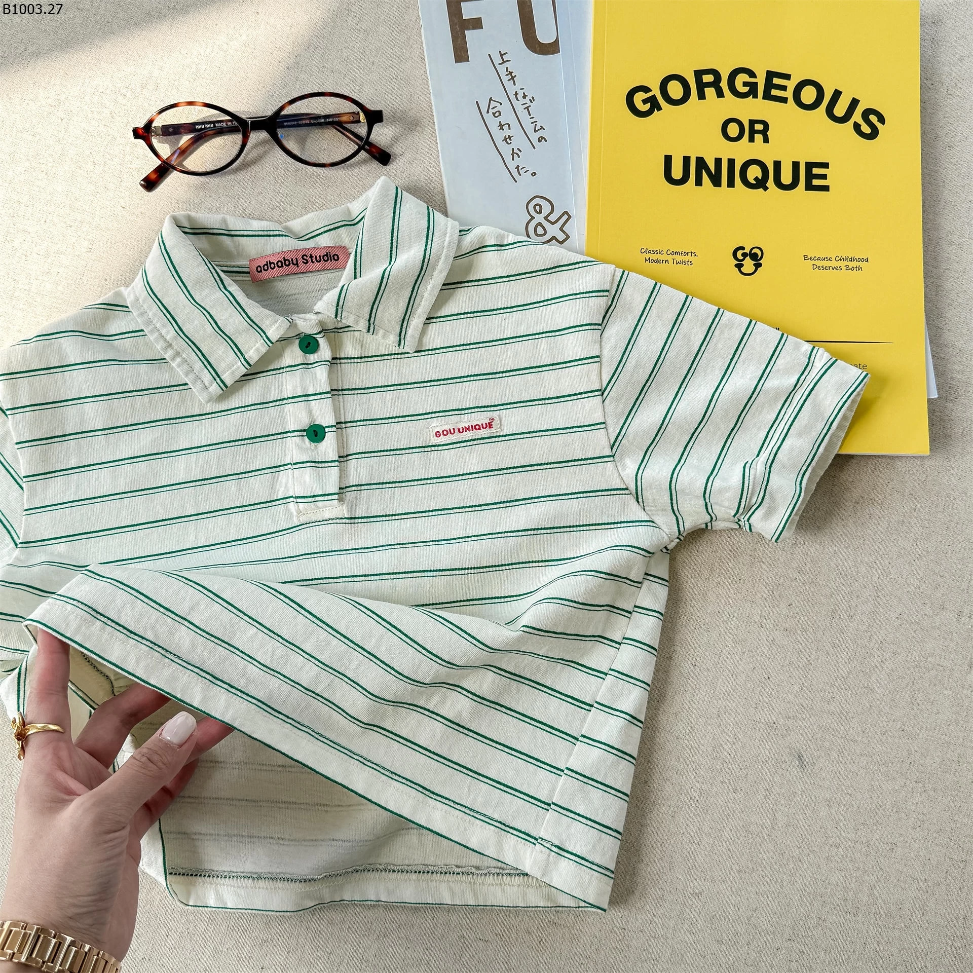 POLO KẺ 6272 ADBABY Giá sỉ 145k